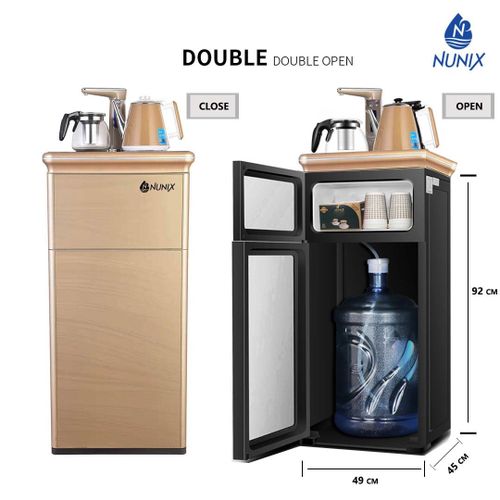 Nunix Free Standing R77 Bottom Load Water Dispenser household appliances Bottom load water dispenser boils water,cooks tea coffee, has remote control, digital panel touch
