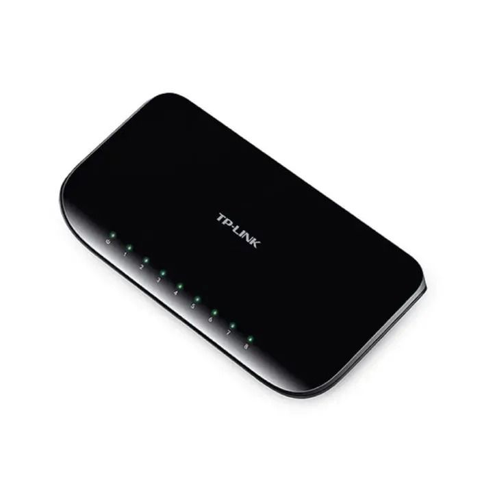 TP LINK 8 PORT GIGABIT DESKTOP SWITCH ROUTER