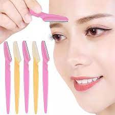 6pcs Eyebrow Trimmer Hair Remover Facial Razor Blades Shaver Sharp