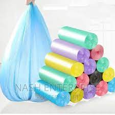 100pcs Plastic Garbage Trash Bags 45*60cm