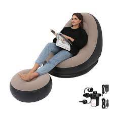 Inflatable Chair with Household air electric Pump,Air Sofa Inflatable Couch,