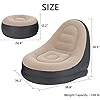 Inflatable Chair with Household air manual  Pump,Air Sofa Inflatable Couch,I