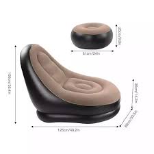 Inflatable Chair with Household air manual  Pump,Air Sofa Inflatable Couch,I