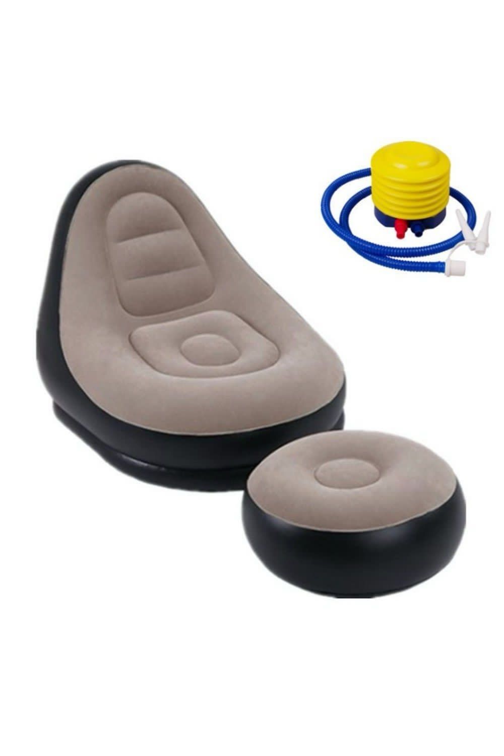 Inflatable Chair with Household air manual  Pump,Air Sofa Inflatable Couch,I