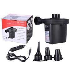 Electric Air pump Inflator/ deflator 3 nozzles to fit different inflates Advanced design reduces noise while working