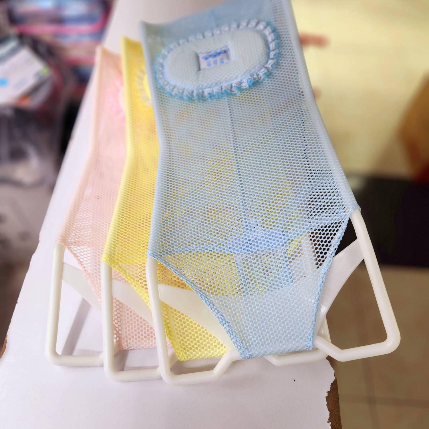 Baby Bath Seat Support Net, Patterned Bath Net