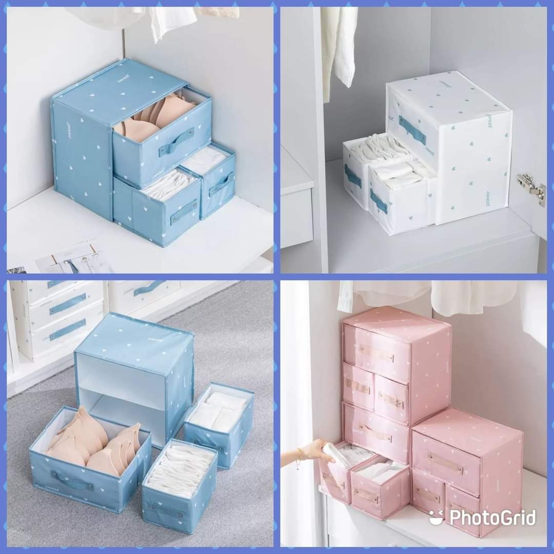 Undergarment storage box Using Oxford cloth, the color is simple and elegant, wear-resistant and durable.