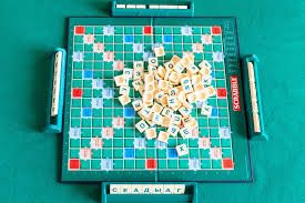 Scrabble Board Game, Word, Letters Game for All Ages (Multicolour