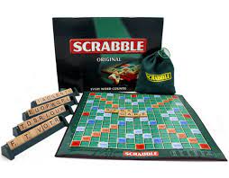 Scrabble Board Game, Word, Letters Game for All Ages (Multicolour