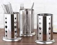 Stainless Steel Chopstick Storage Rack Shelf Basket Knife Fork Spoon Tableware Organizer Kitchen Cutlery Drain Holder