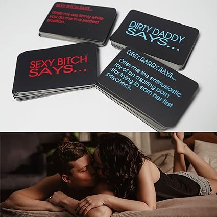 NEW Bedroom Command Cards Game, Sexy Card Game for Couples Card Games for Adults, Sex Position