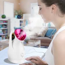 Phyopus Facial Steamer Warm Mist Moisturizing Cleansing Pores Blackheads Acne Nano Sprayer Facial Humidifier Hydration System Home Sauna SPA Steamer