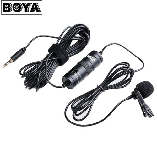 Boya By-m1 BY-M1DM Lav Lavalier Microfone Omnidirectional