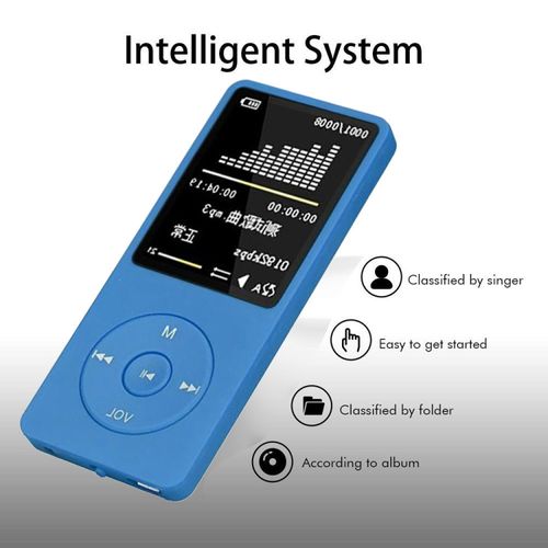 Portable MP4 Player MP3 Music Player 1.77 Inch LCD Screen with a slot for memory card