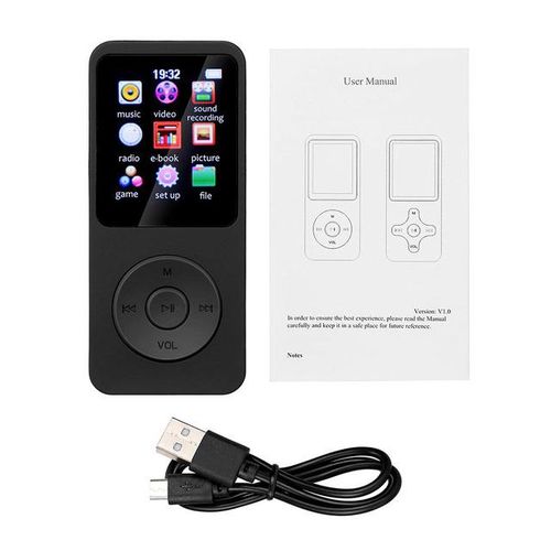 Portable MP4 Player MP3 Music Player 1.77 Inch LCD Screen with a slot for memory card