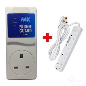 MK fridge guard + free 4 way extension,original surge protector fridge guard for fridges and other home equipments