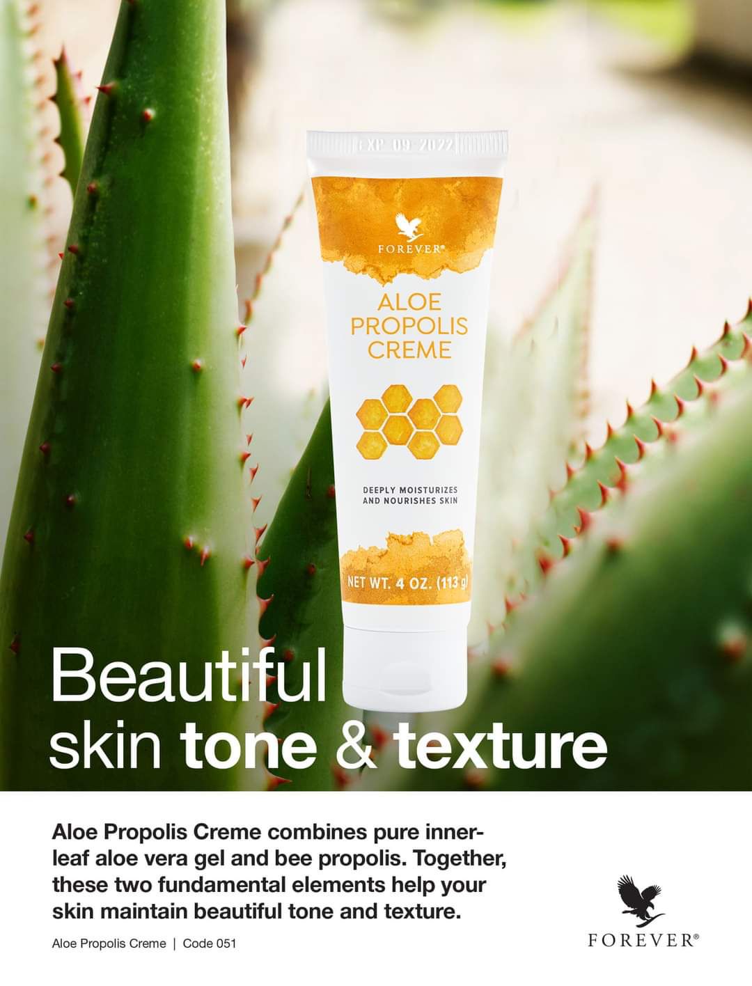 Aloe Propolis Creme.  skin care