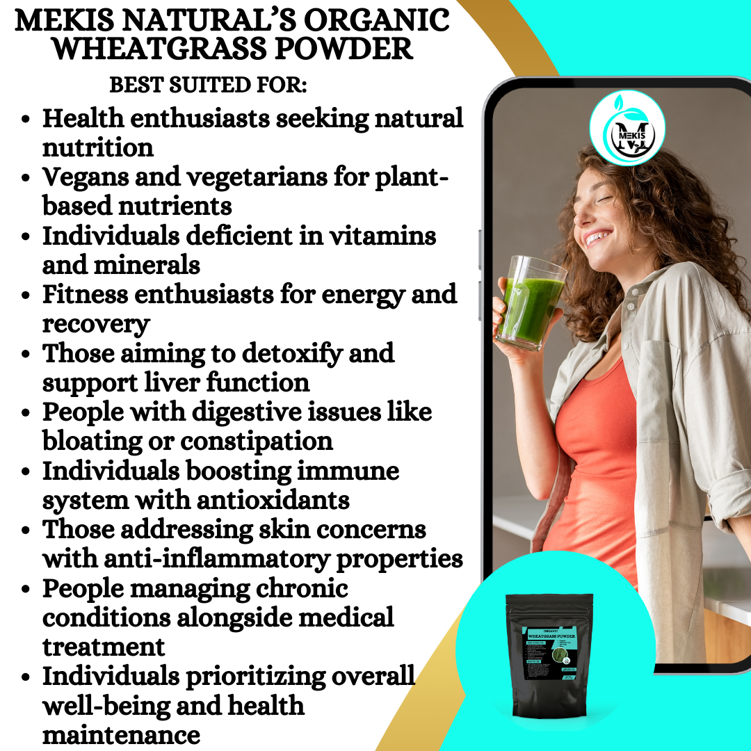 Wheat Grass Powder - 1kg,Detoxify & Support Liver Health ,Digestive Comfort & Immune System Support
