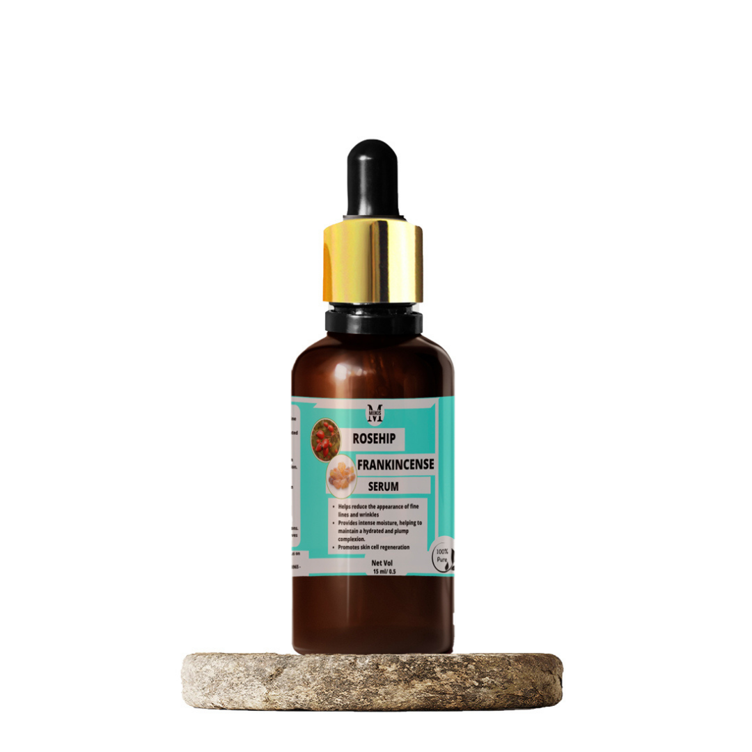 Rosehip Frankincense Serum- Potent anti-aging,Youthful Radiance, Combat Discoloration & Hyperpigmentation