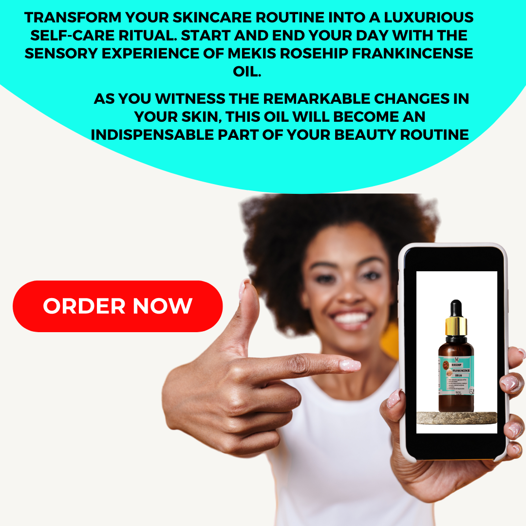 Rosehip Frankincense Serum- Potent anti-aging,Youthful Radiance, Combat Discoloration & Hyperpigmentation