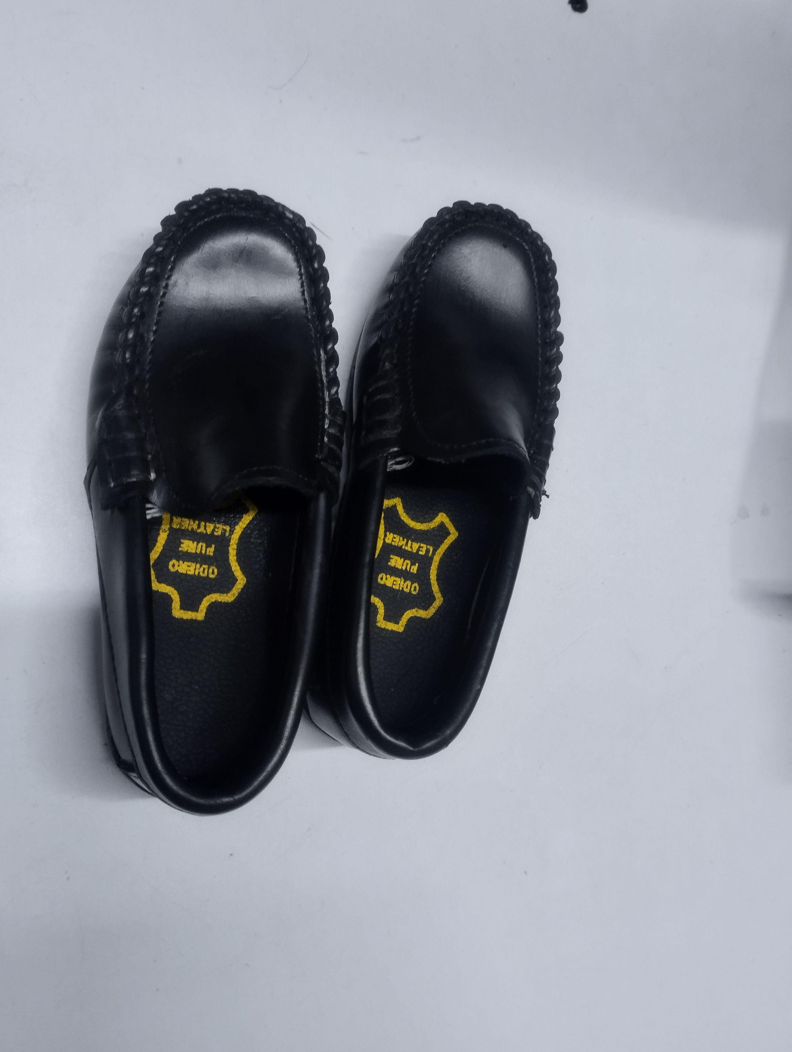 Toddler Little Kid Boys Girls Soft Slip On Loafers Dress Flat Shoes pure genuine leather