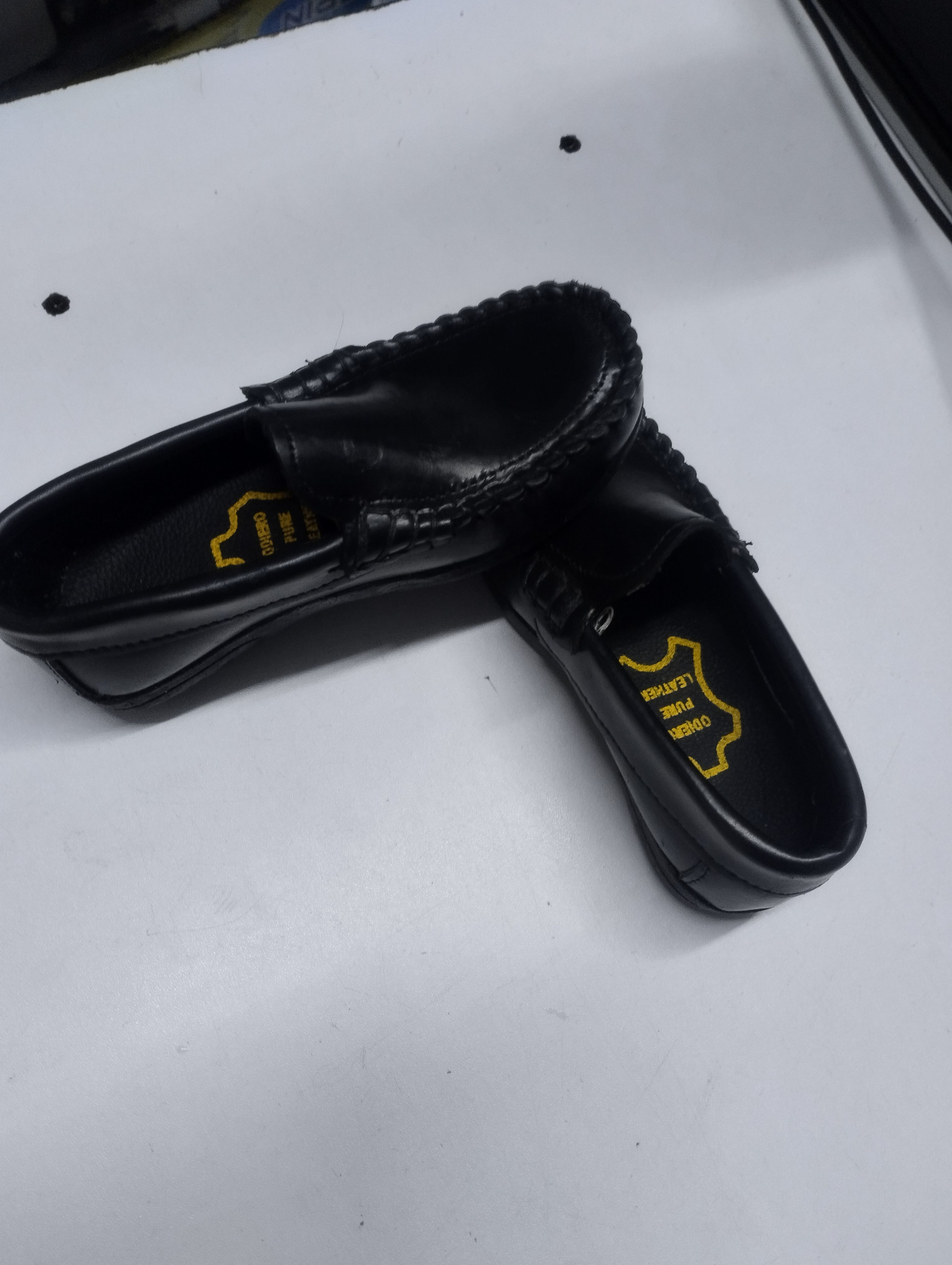 Toddler Little Kid Boys Girls Soft Slip On Loafers Dress Flat Shoes pure genuine leather