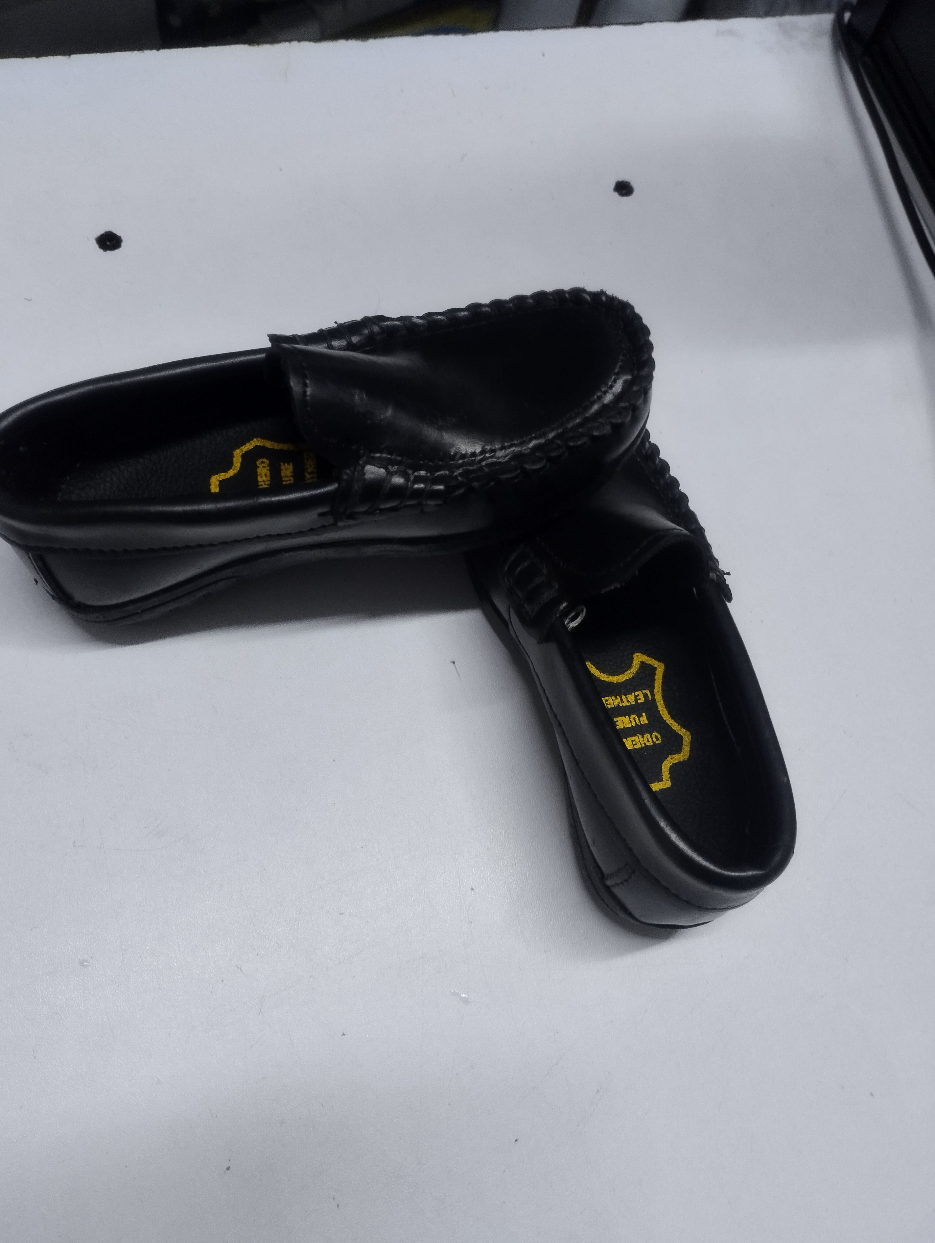 Toddler Little Kid Boys Girls Soft Slip On Loafers Dress Flat Shoes pure genuine leather