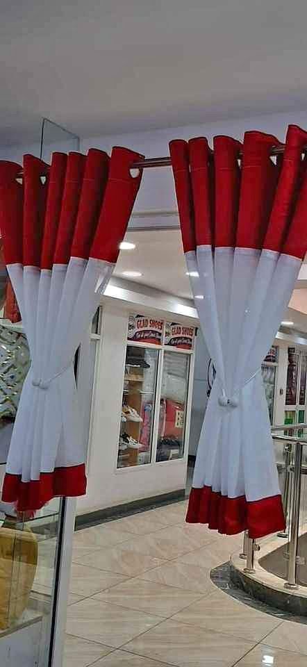 2pcs kitchen curtains 1.5m+1.5m with a height of 1.1m