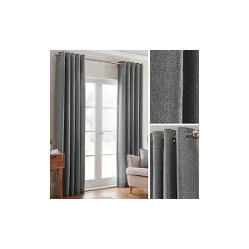 Grey curtain 2pc and Sheer "set"
