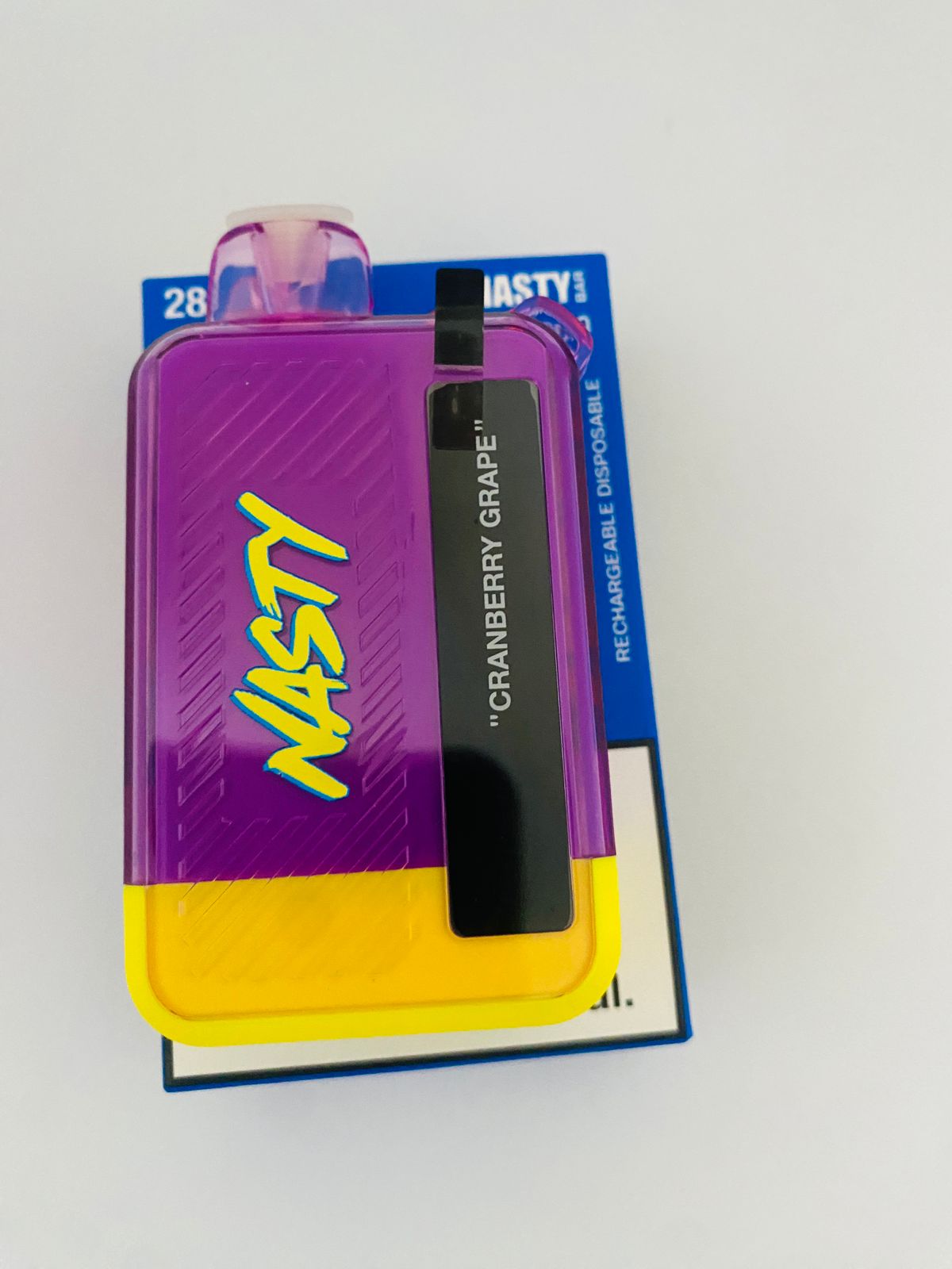 CRANBERRY GRAPE RECHARGEABLE 10,000 PUFFS VAPE WITH 5MG NICOTINE-USES TYPE C CABLE