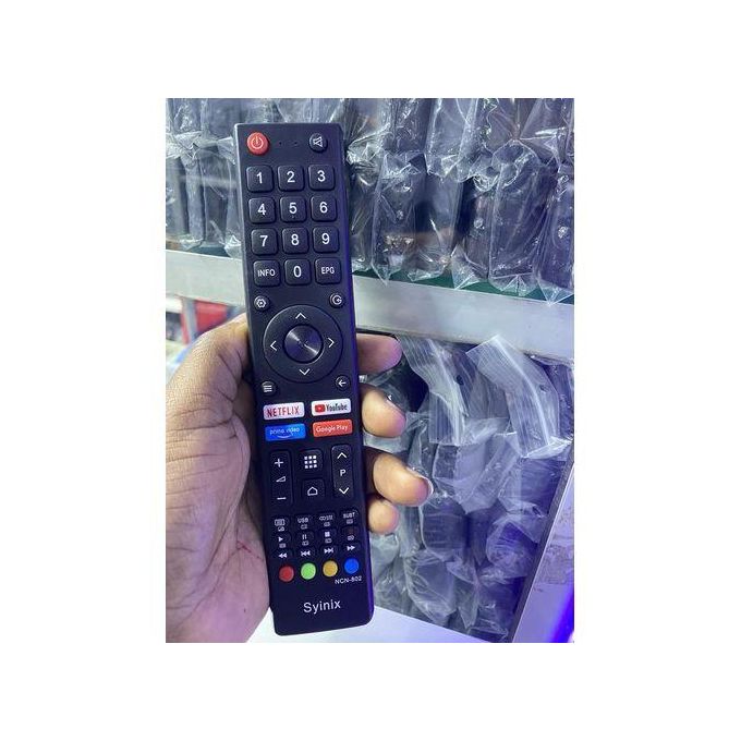 Synix Smart Android TV Remote Control- Black