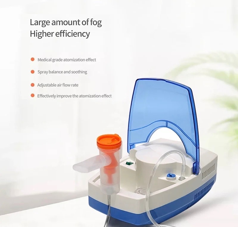 Ultrasonic Air Piston Compressor Nebulizer Machine Atomizer For Adults Kids Portable Atomization Nebulizer Compressor Kit CompMist Inhaler Mist Inhalator