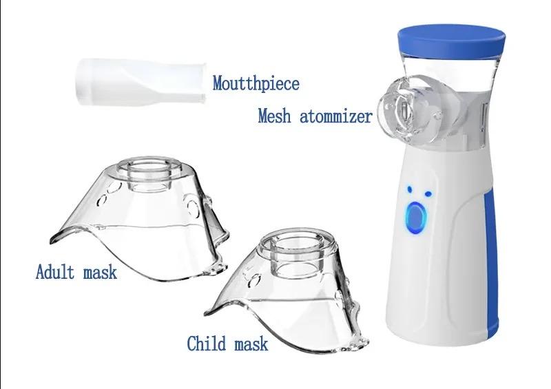 Ultrasonic Air Piston Compressor Nebulizer Machine Atomizer For Adults Kids Portable Atomization Nebulizer Compressor Kit CompMist Inhaler Mist Inhalator