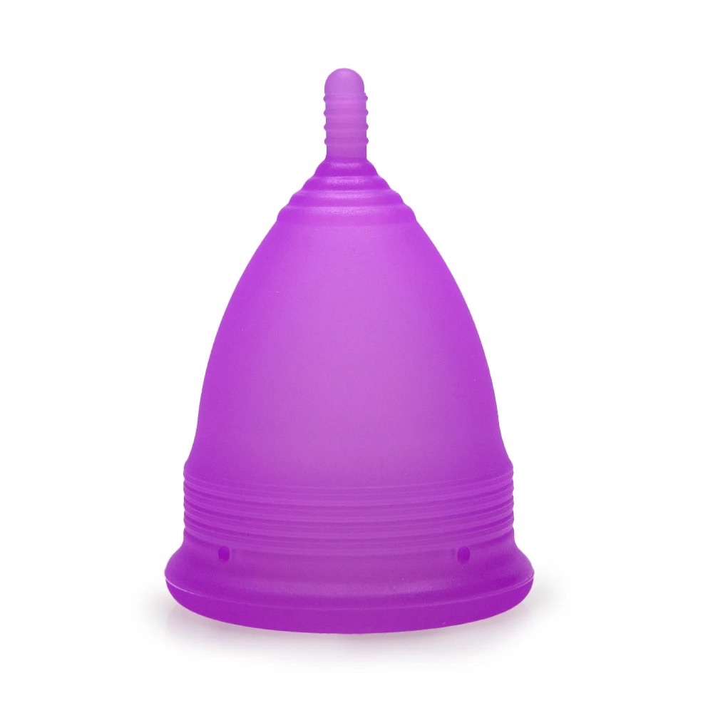 Purple Reusable Menstrual Cup Silicone Medical Grade Economical Alternative To Sanitary Napkins Periods Cup