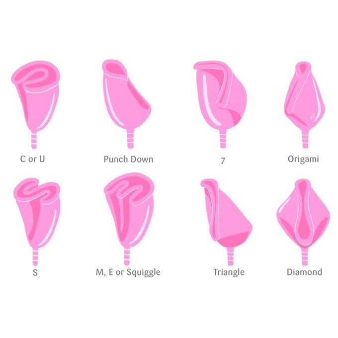 Pink Reusable Menstrual Cup Silicone Medical Grade Economical Alternative To Sanitary Napkins Periods Cup