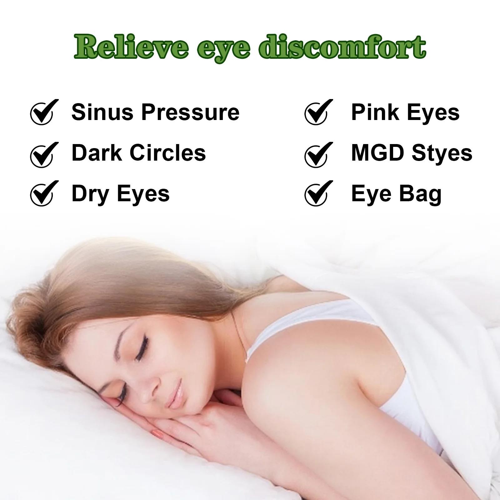 5pcs HERBAL STEAM Eye Compress Cover For Releiving Eye Fatigue and Discomfort RELIEF EYE MASK