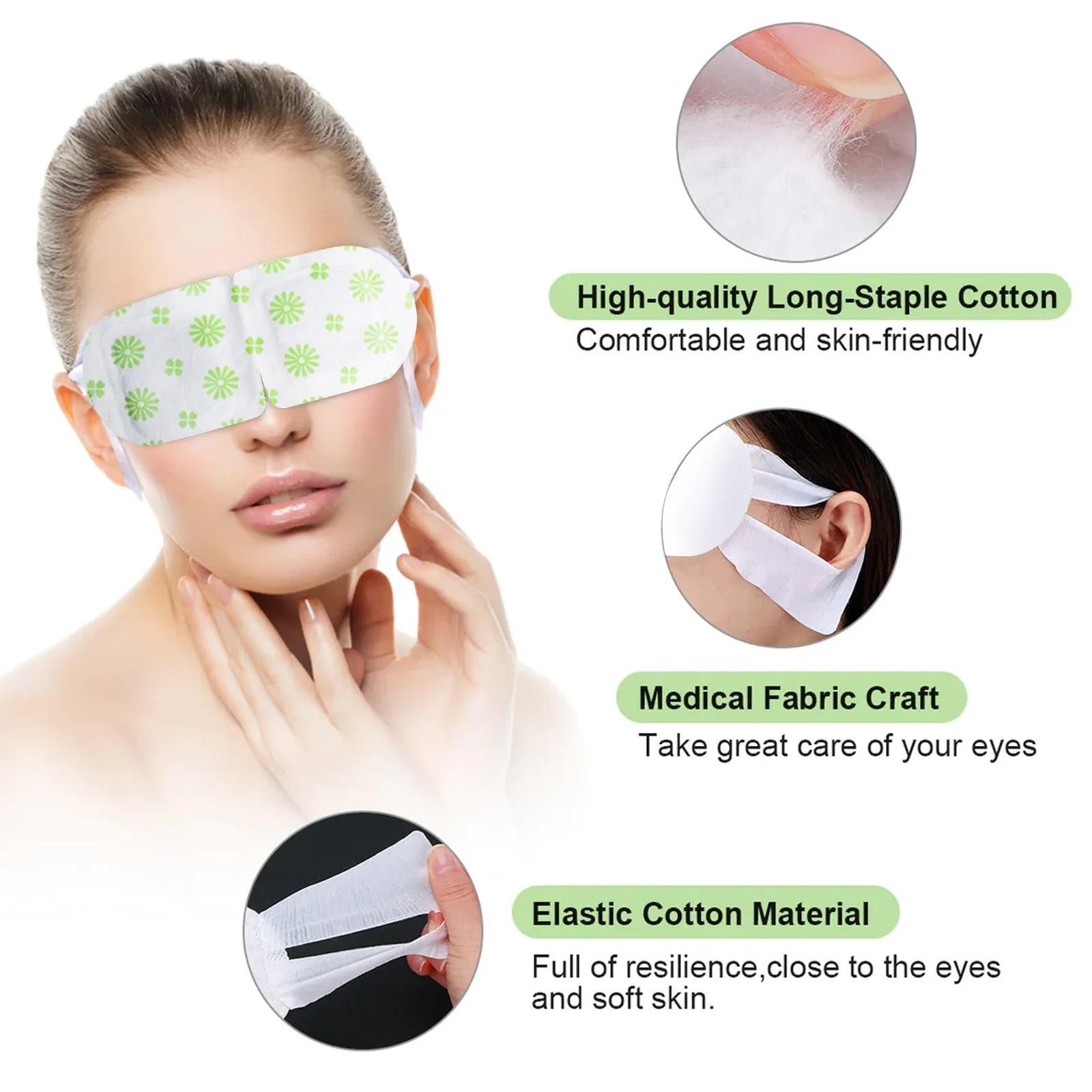 5pcs HERBAL STEAM Eye Compress Cover For Releiving Eye Fatigue and Discomfort RELIEF EYE MASK