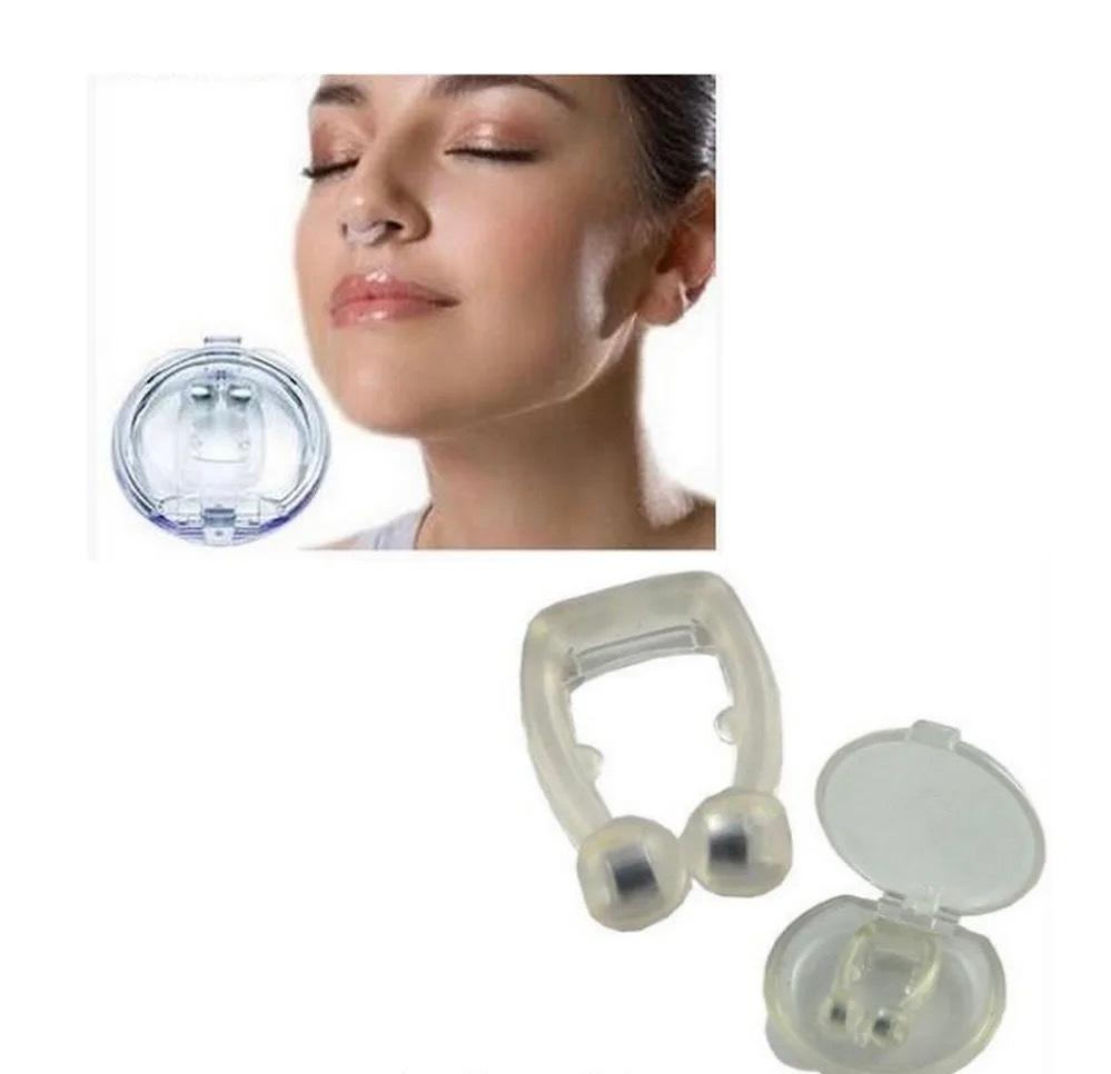 Silicone Magnetic Anti Snore Devices Stops Snoring Apnea Nose Clip Sleep Tray Sleepi