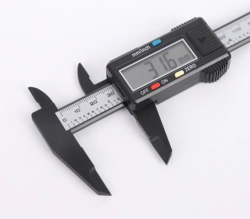 Electronic Digital Display Vernier Caliper Electric Micrometer Measuring Digital Ruler 150mm 0.1mm 6 inch
