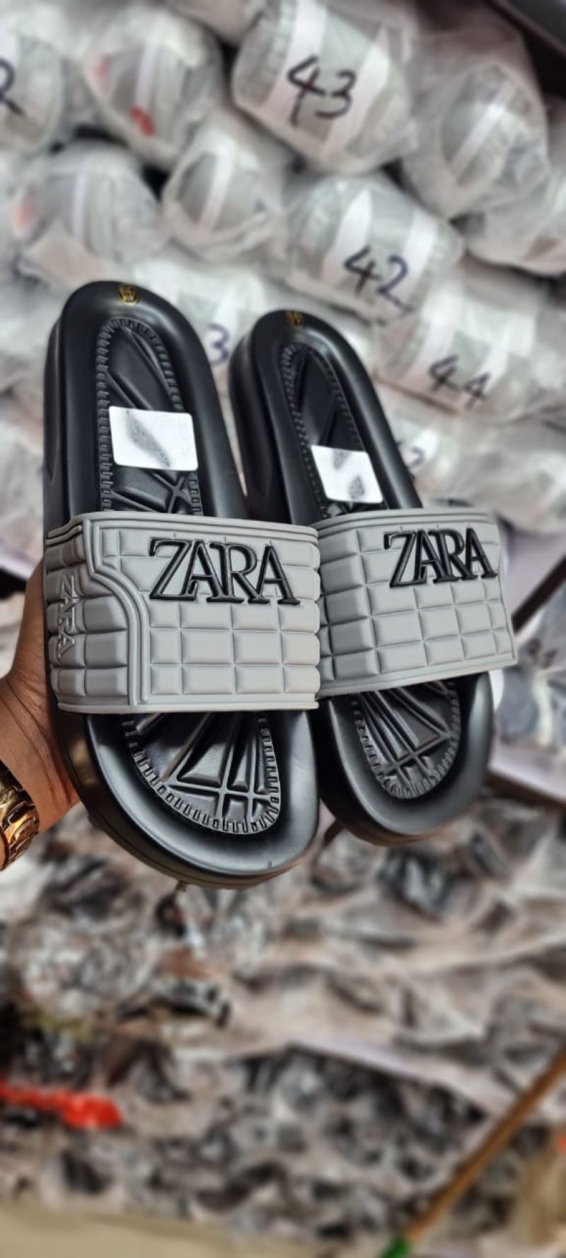 Fashion ZARA Designer Open Slides  Men's Shoes  Sandals