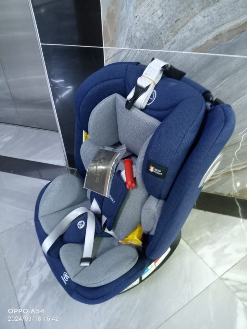 RESTOCKED 360 Degree Rotation Seat Belt Fixation Isofix Top Tether Baby Car Seat 0-12y