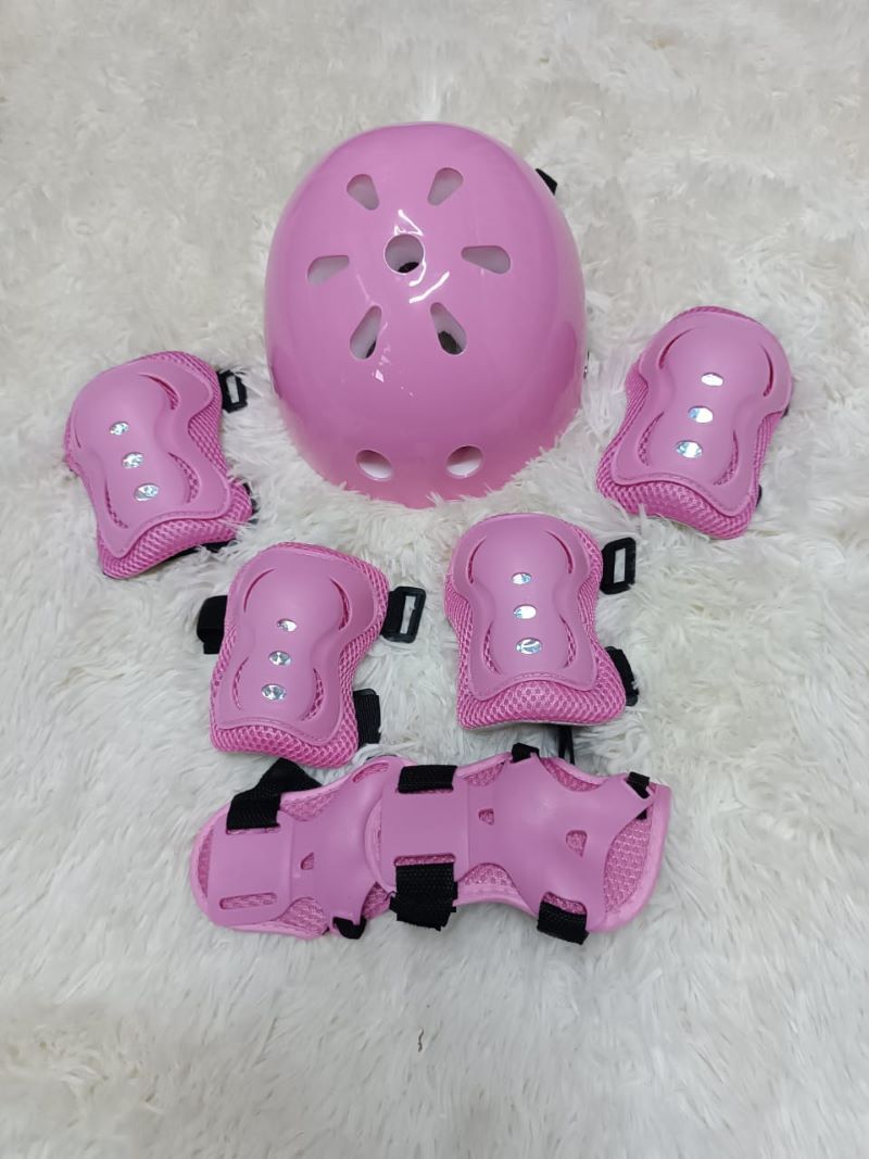 Kids Cycling Racing Skating Cartoon Children Hard Helmet gears /knee,elbow and wrist protection