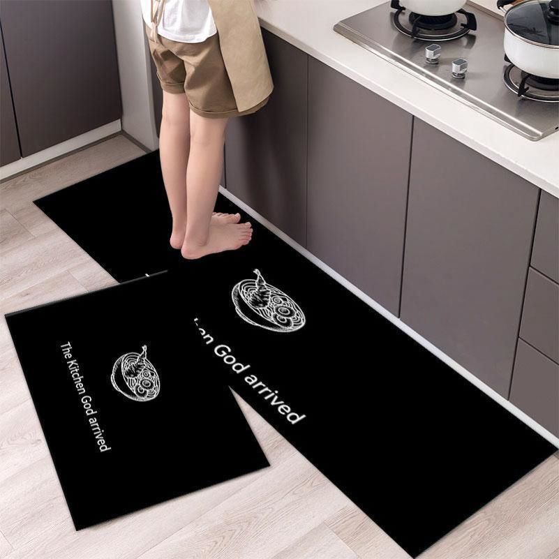 Antislip Kitchen Mat Absorbent Kitchen Rug Carpet for Living Room Bedroom Entrance Doormat Bedside Area Rugs Big size: 120cm x 40cm Medium: 60cm x 40cm
