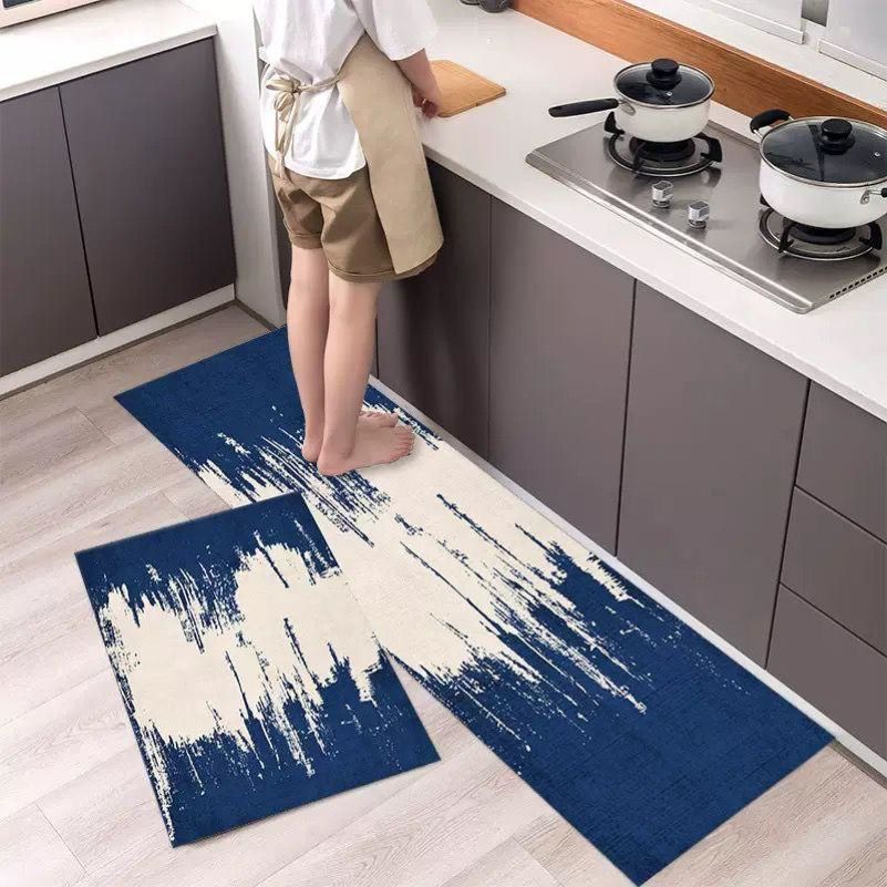 Antislip Kitchen Mat Absorbent Kitchen Rug Carpet for Living Room Bedroom Entrance Doormat Bedside Area Rugs Big size: 120cm x 40cm Medium: 60cm x 40cm