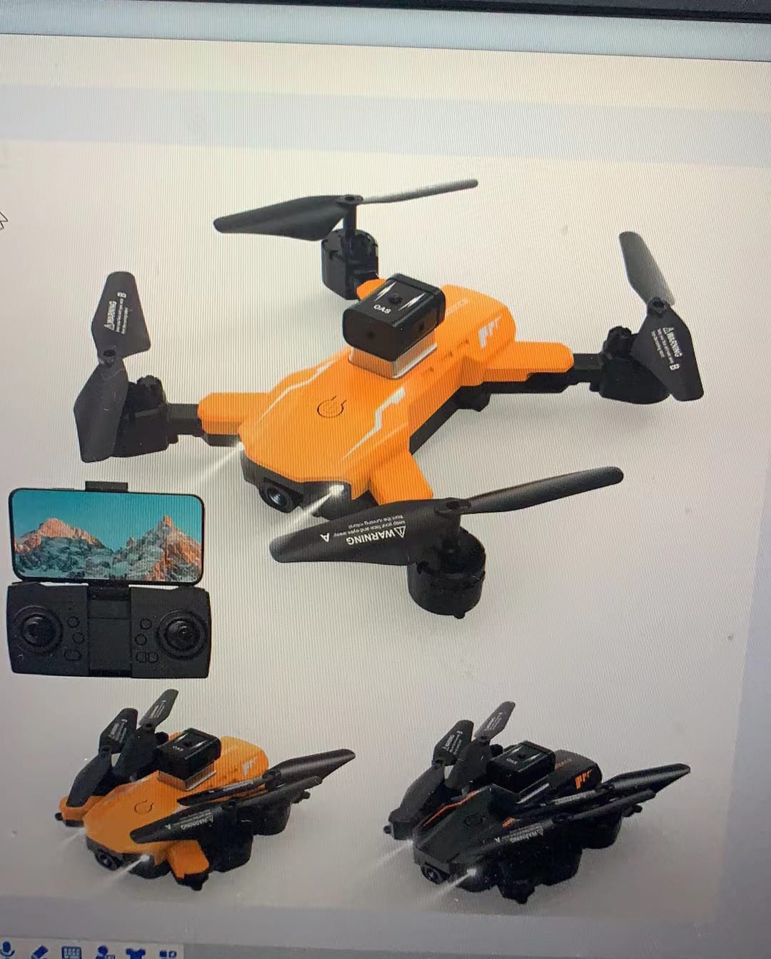 DRONEGeneration Pro Drone 4K HD Camera Foldable Drone Height Fixed Remote Control Pro Wifi Drone Gift Toys One Camera