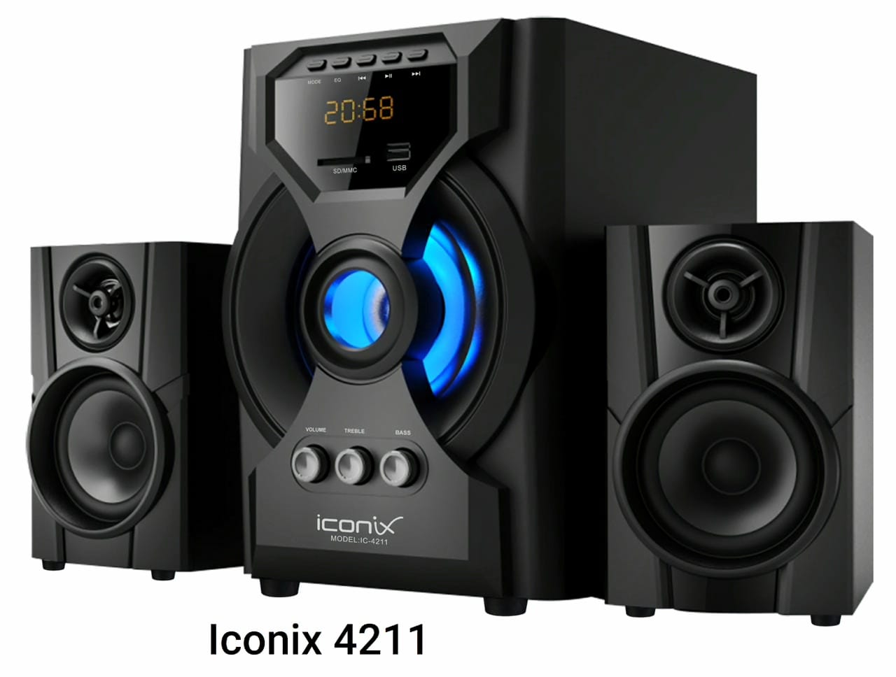 Iconix IC-4211 2.1 This device is meant to amplify every octave and quartet, a system that brings meaning and feeling to music. You can easily connect it to the TV, DVD player