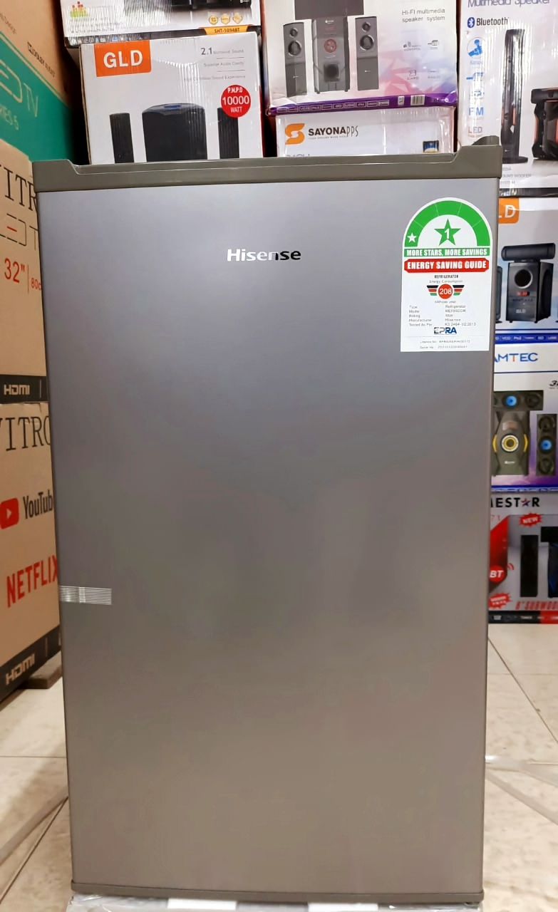 hisense 94lsingle door fridge Slim and Cool: The slim design of the Hisense Single-Door Refrigerator makes it ideal for a small kitchen, apartment, or other room with limited floor space.