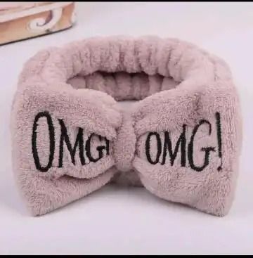 OMG HEADBAND/SPA/MAKE UP/HAIR BAND/HEAD BAND Navy FREE SIZE