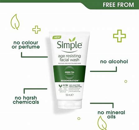 Simple Regeneration Age Resisting Facial Wash