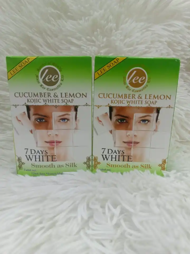 Lee Kojic Acid Soap (7 Days White Soap) Cucumber And Lemon